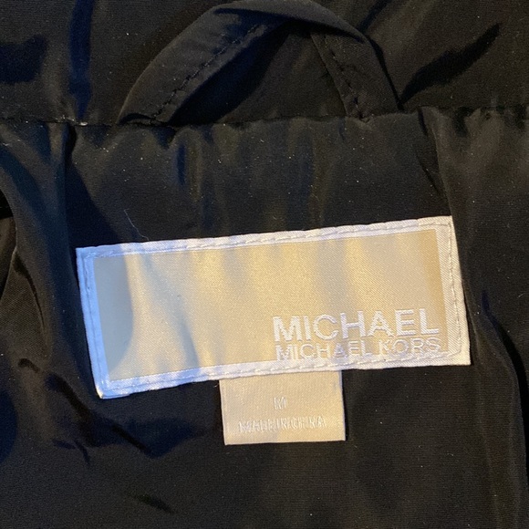 Michael Kors Black Button Down Quilted Coat - Picture 5 of 9